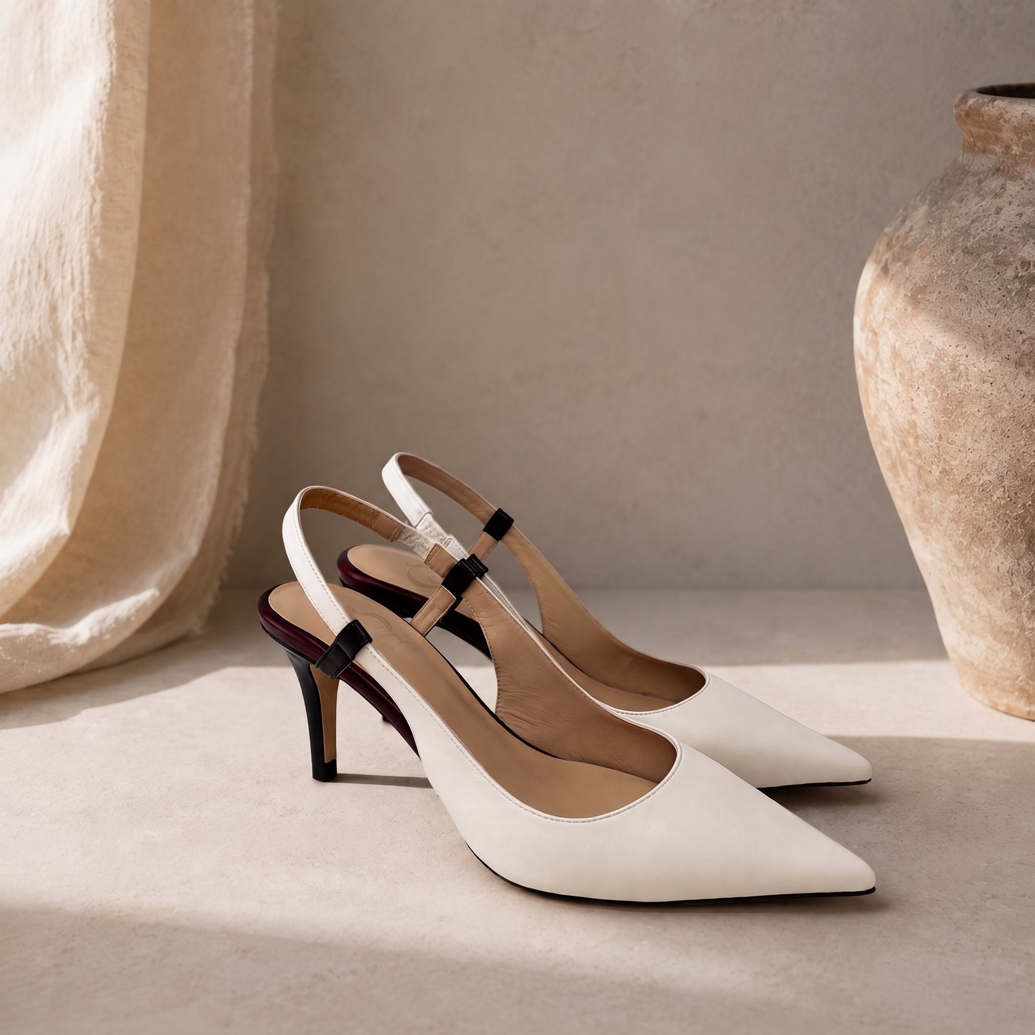 Noor Slingback Pumps — Que Shebley