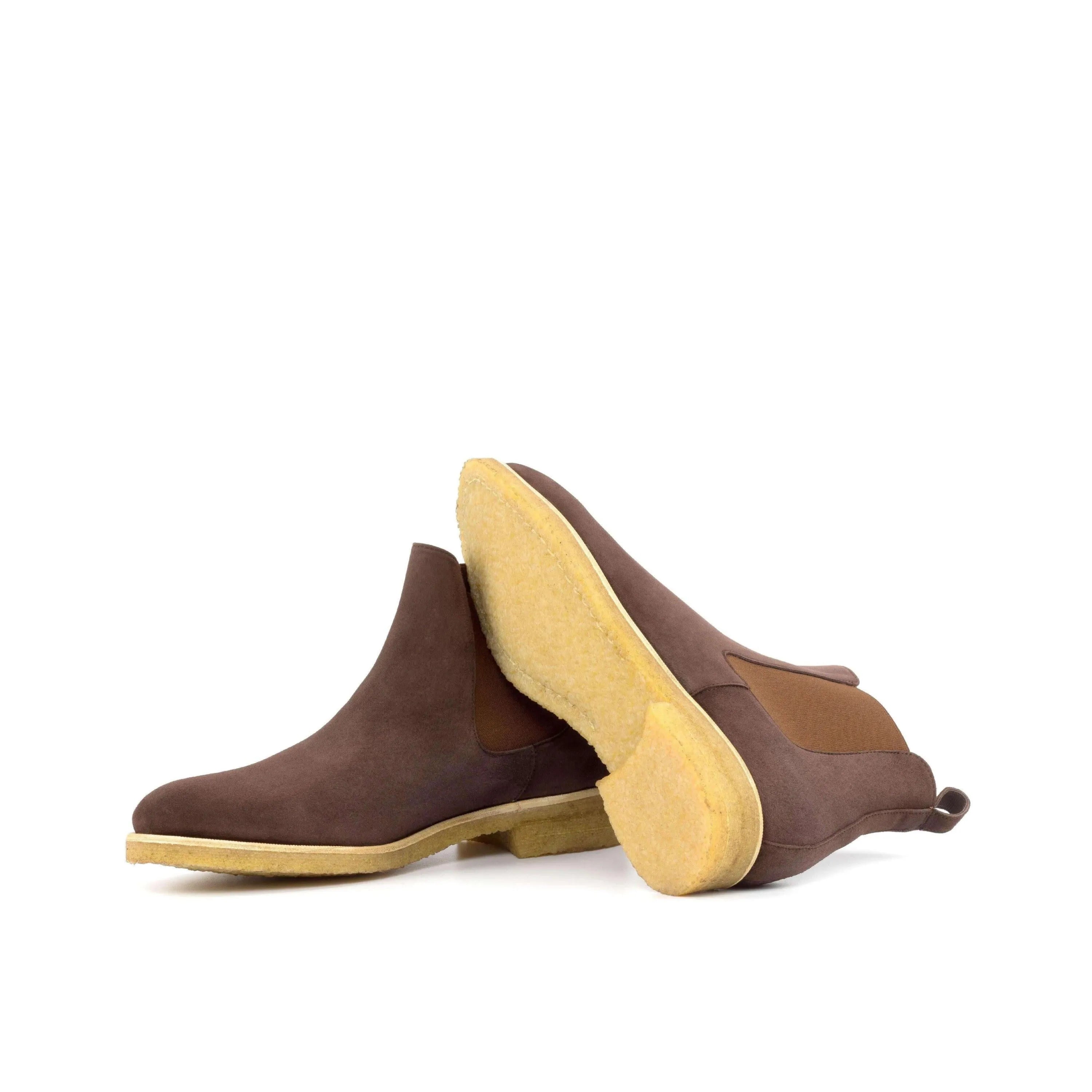 Brown suede 1905 Chelsea Boots II luxury bespoke shoes for men