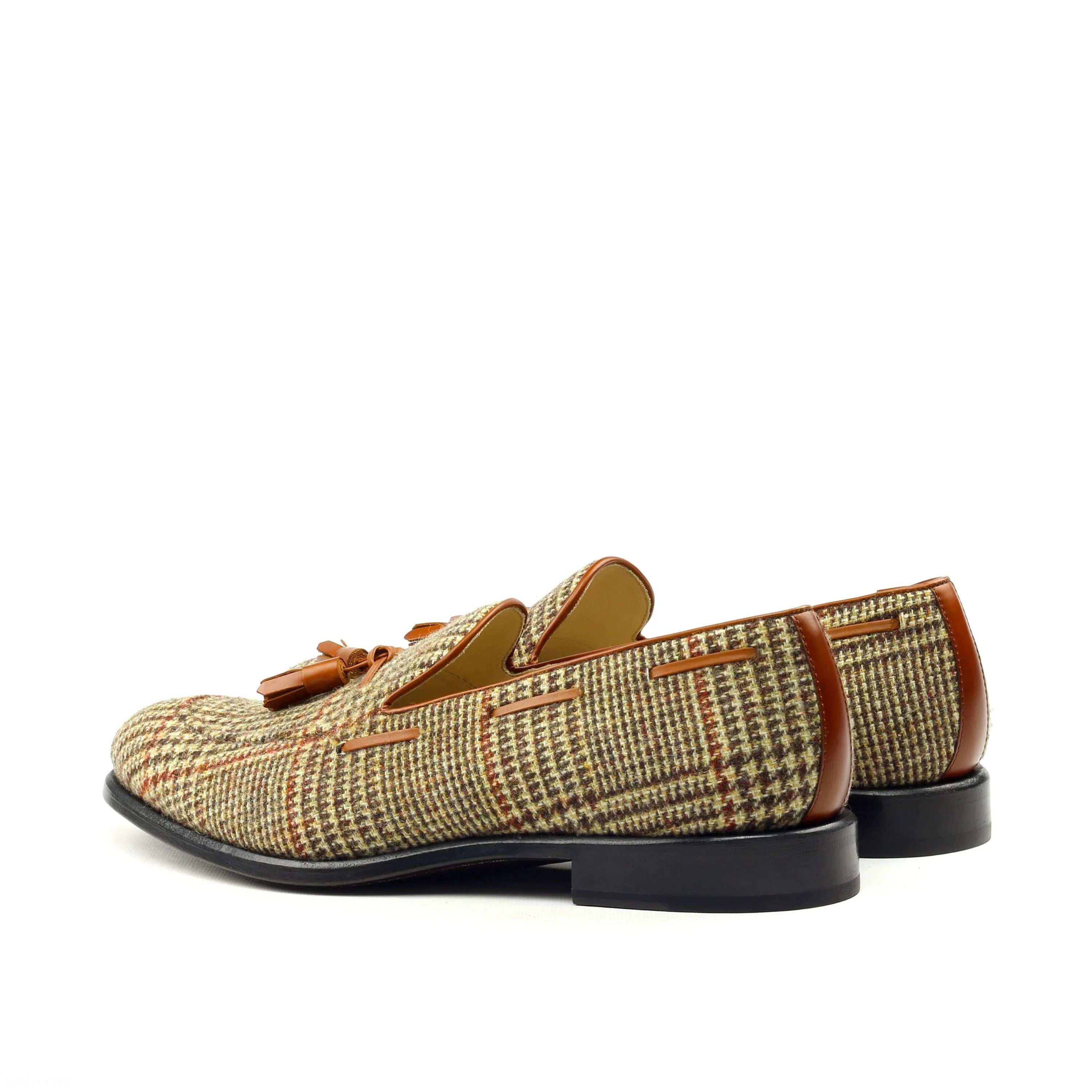 Avidon loafers featuring tweed tassel details