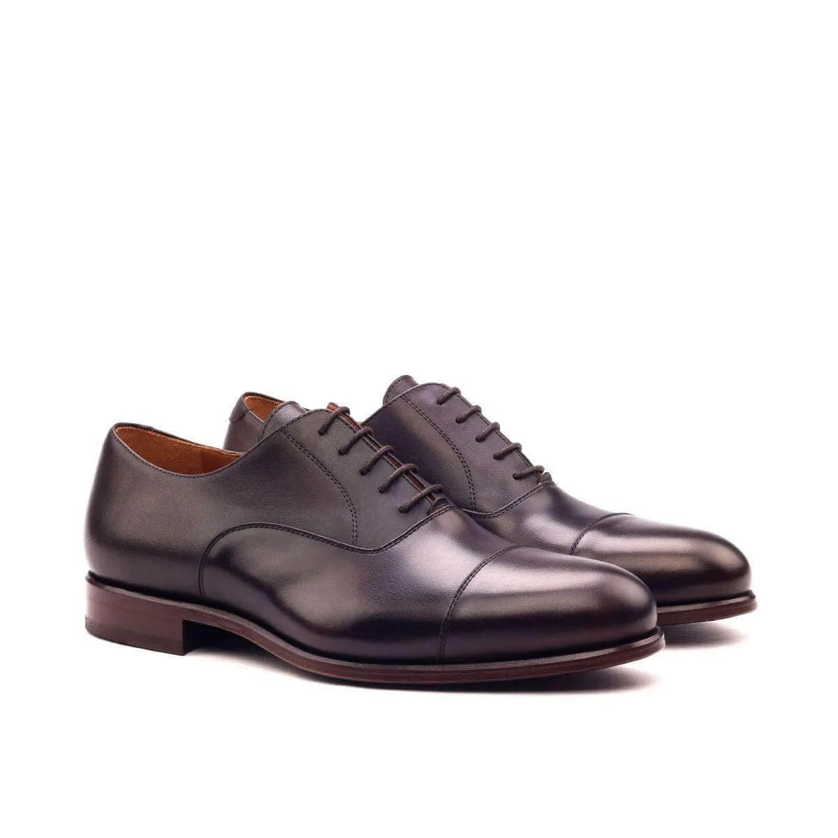 Pair of dark brown leather Classico Oxford Shoes II
