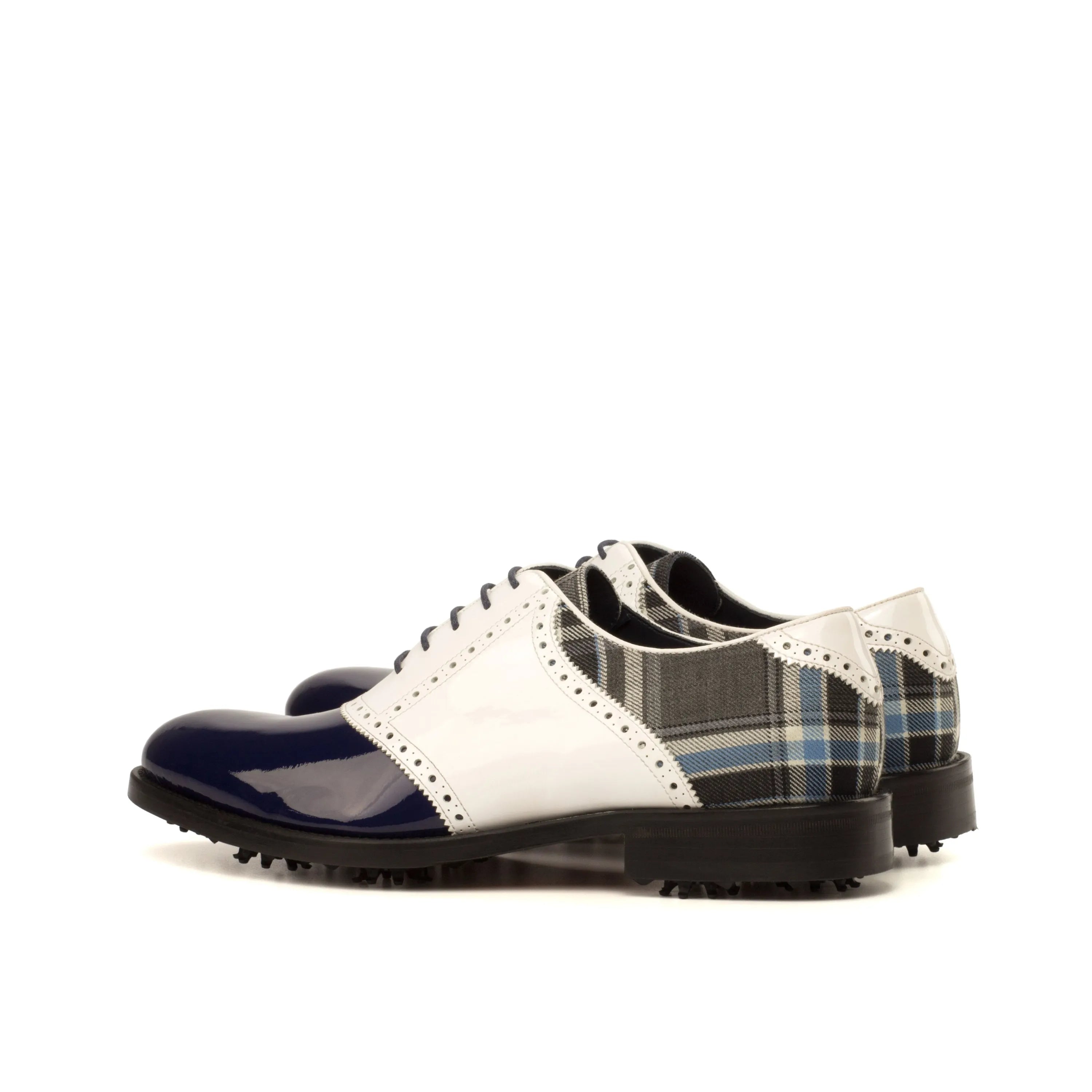 Darius saddle golf shoes II pair in premium calf leather
