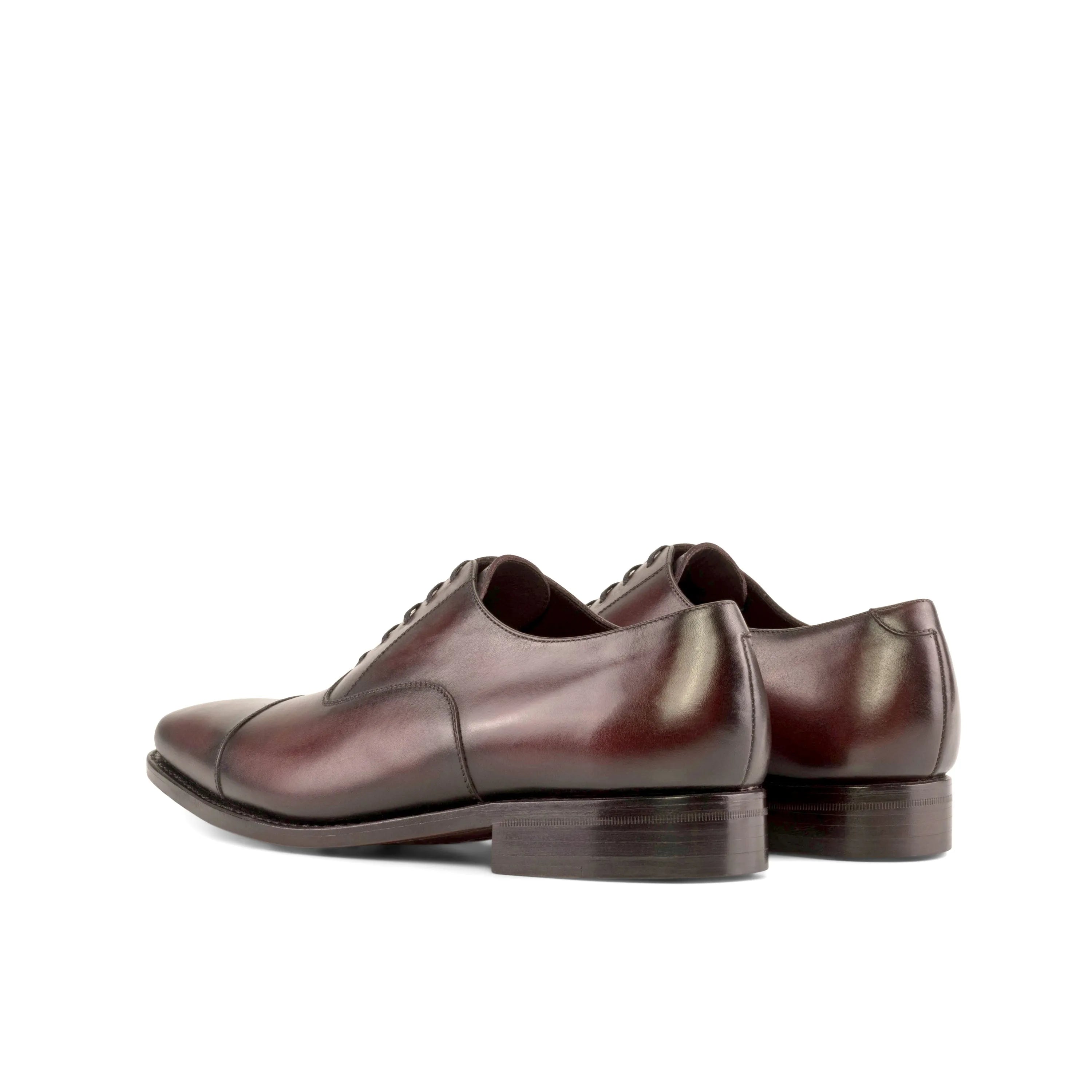 Duran Oxford Shoes in burgundy leather, fast lane style
