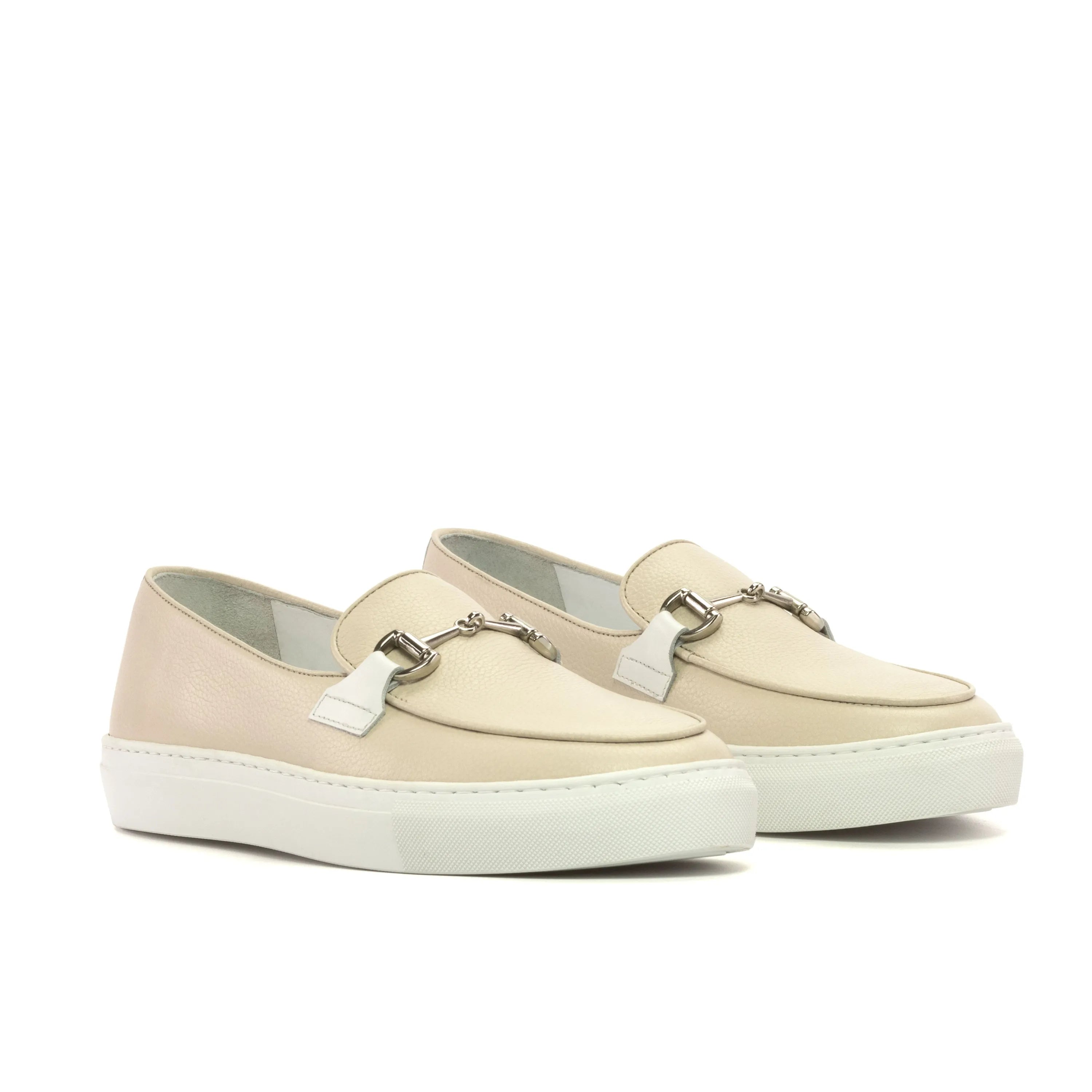 Jbien Belgian sneaker beige leather slip-on sneakers