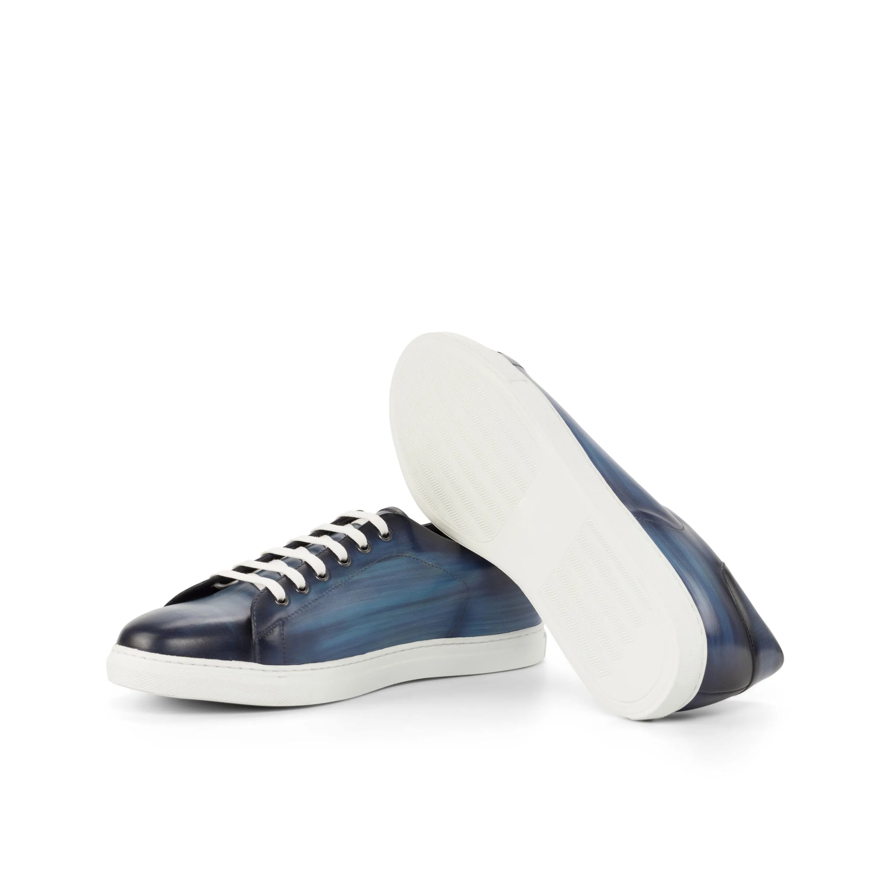 Blue Jorar Trainer Patina cupsole trainer sneakers