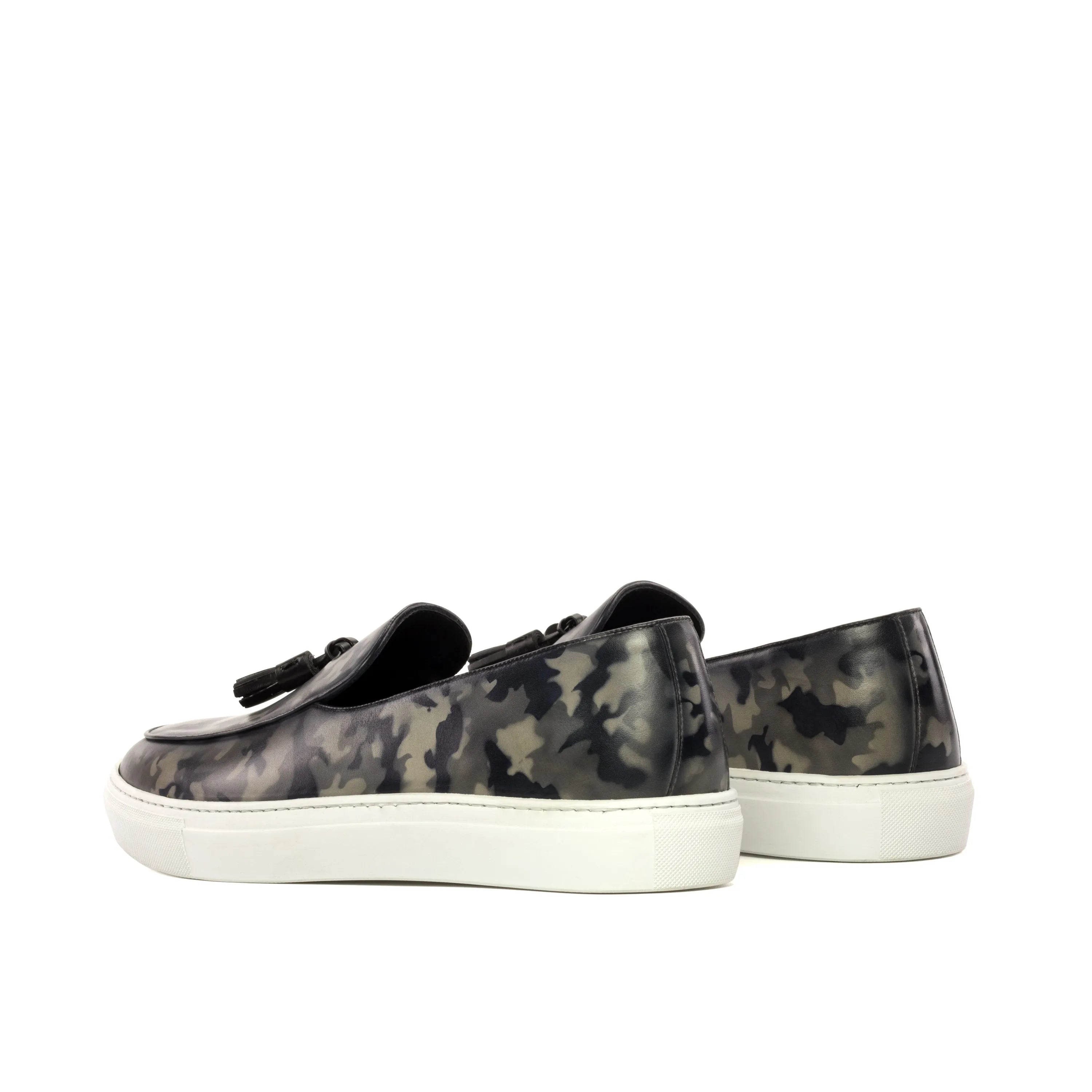Martin Patina Belgian sneaker with camouflage slip-on pattern