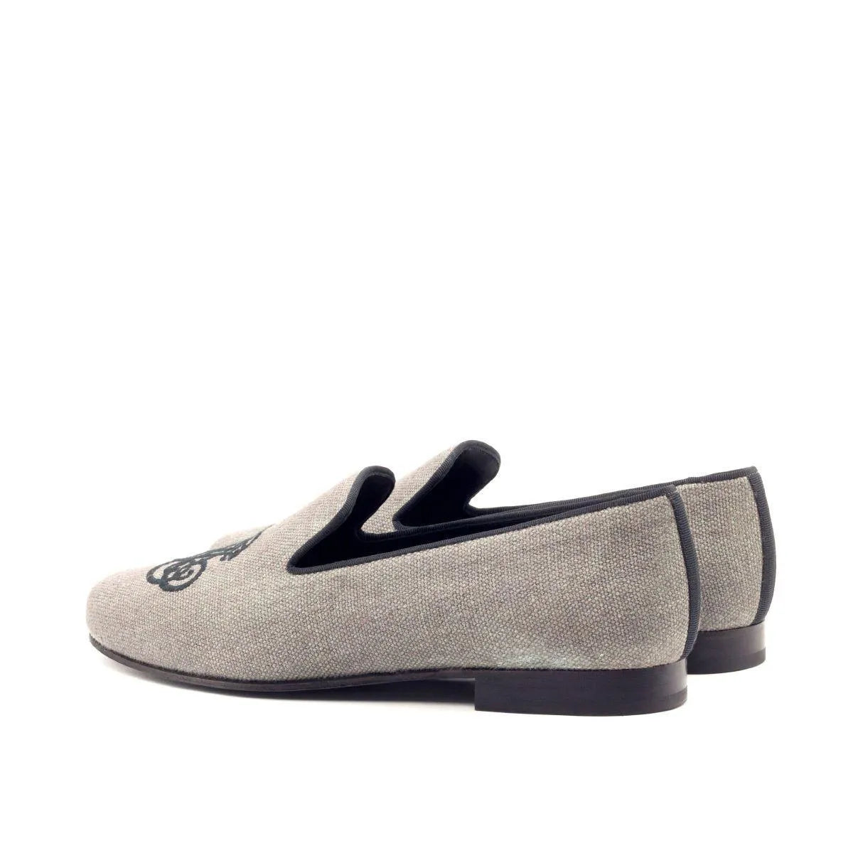 Gray Ocean9 Wellington Slipon embroidered shoes
