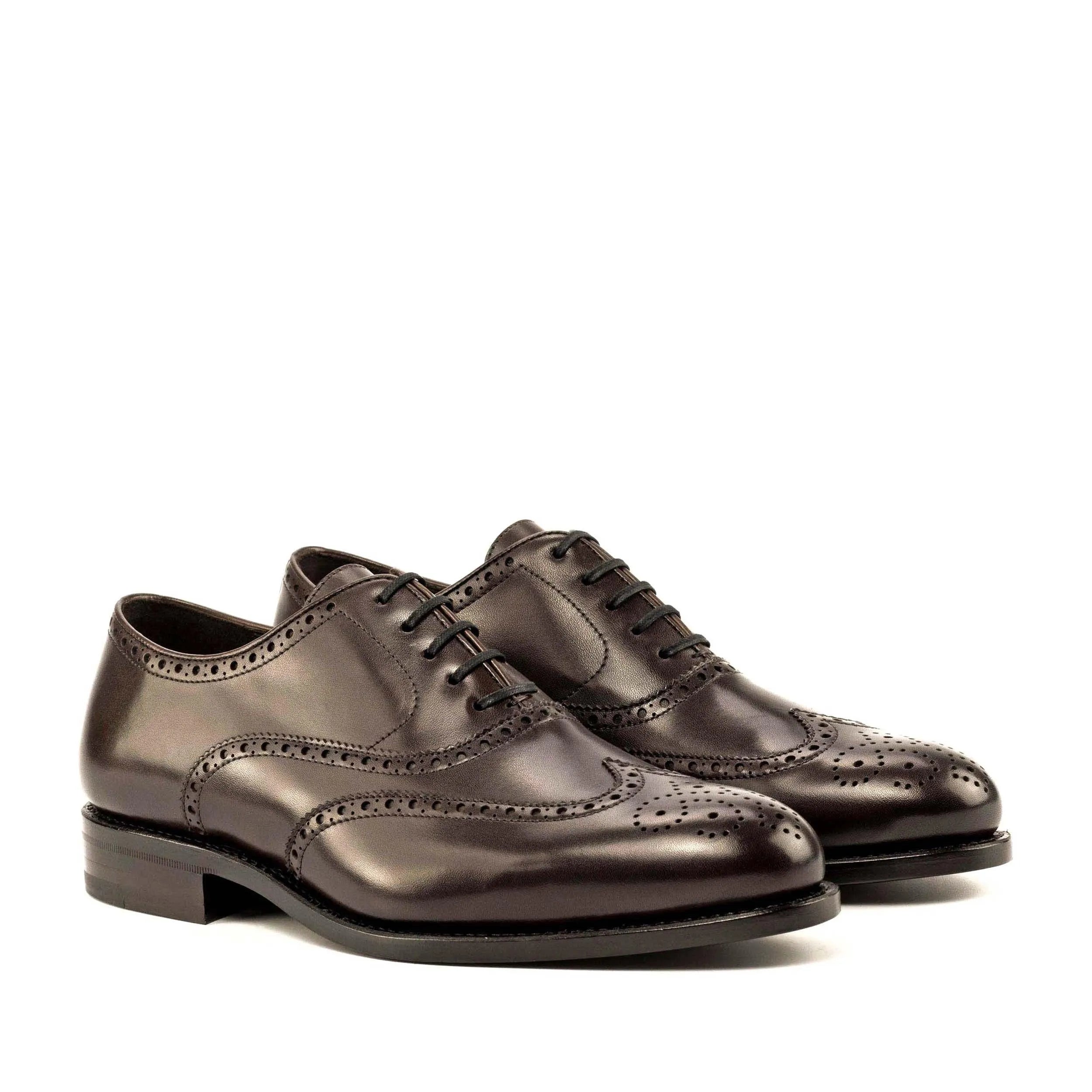 Olivers full brogue brown leather wingtip dress shoes