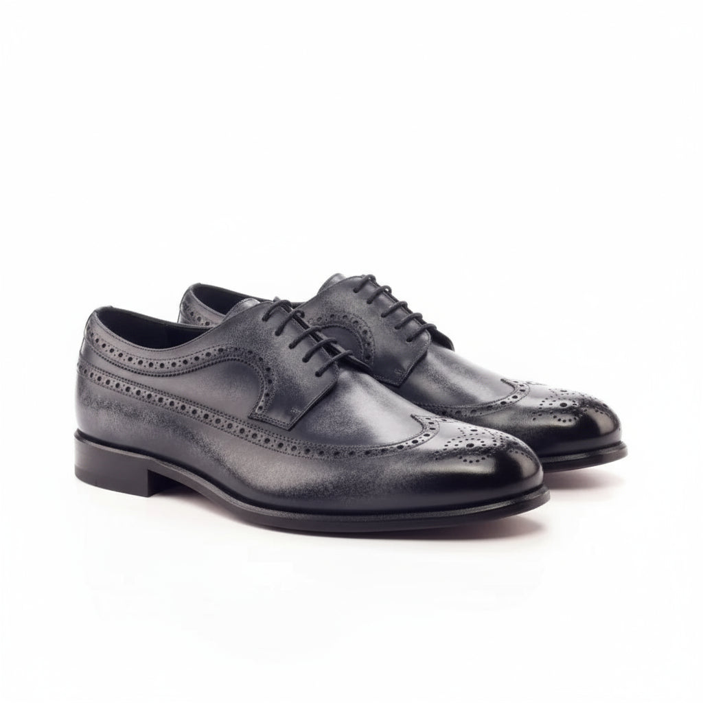 Pete Patina Longwing Blucher - Men Dress Shoes