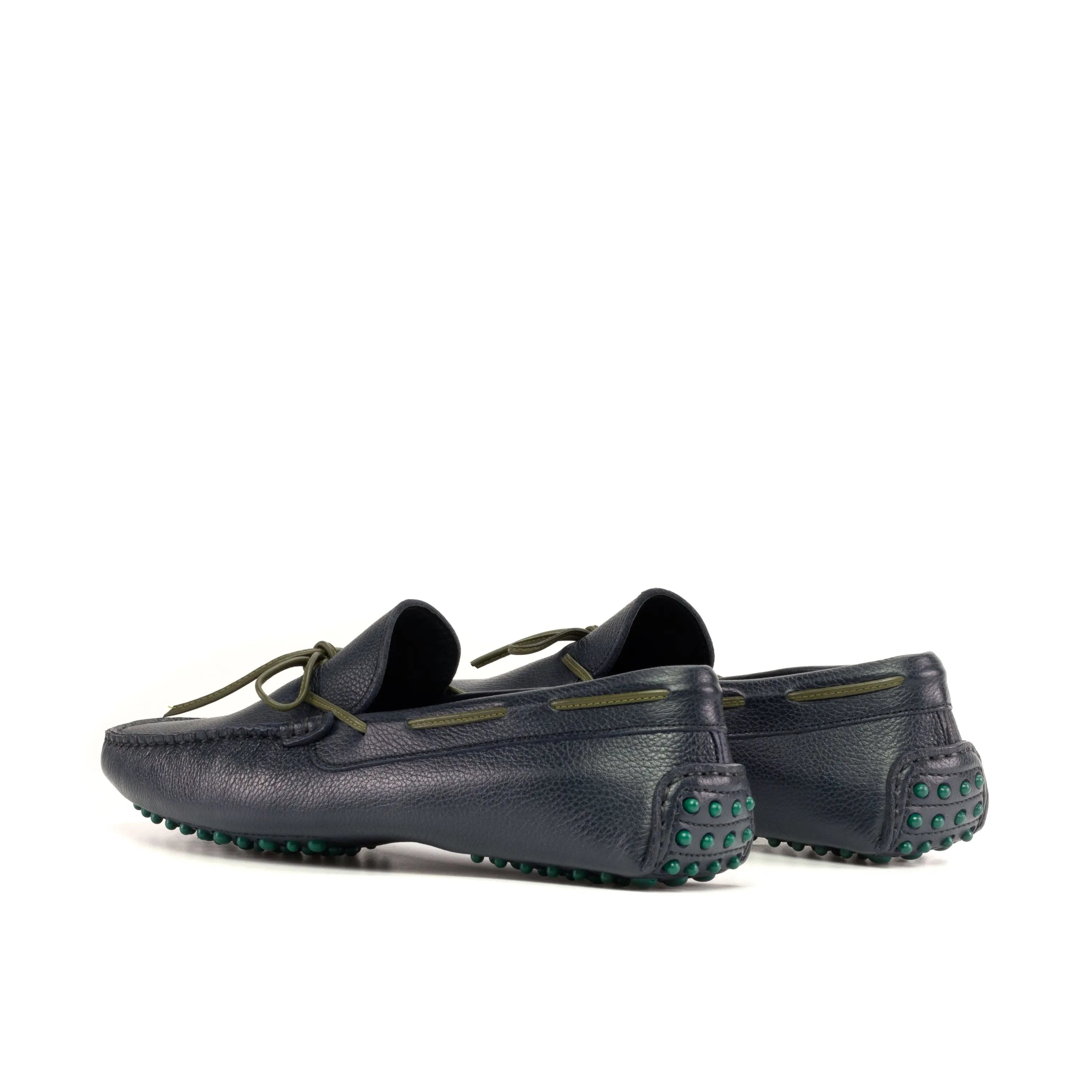 Riva Driver pair of black leather luxury bespoke shoes for men