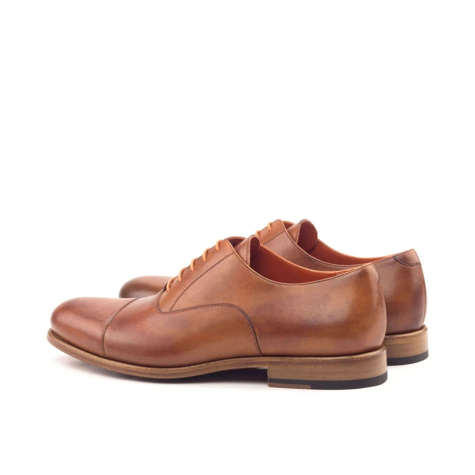 Pair of brown leather Saint Oxford shoes