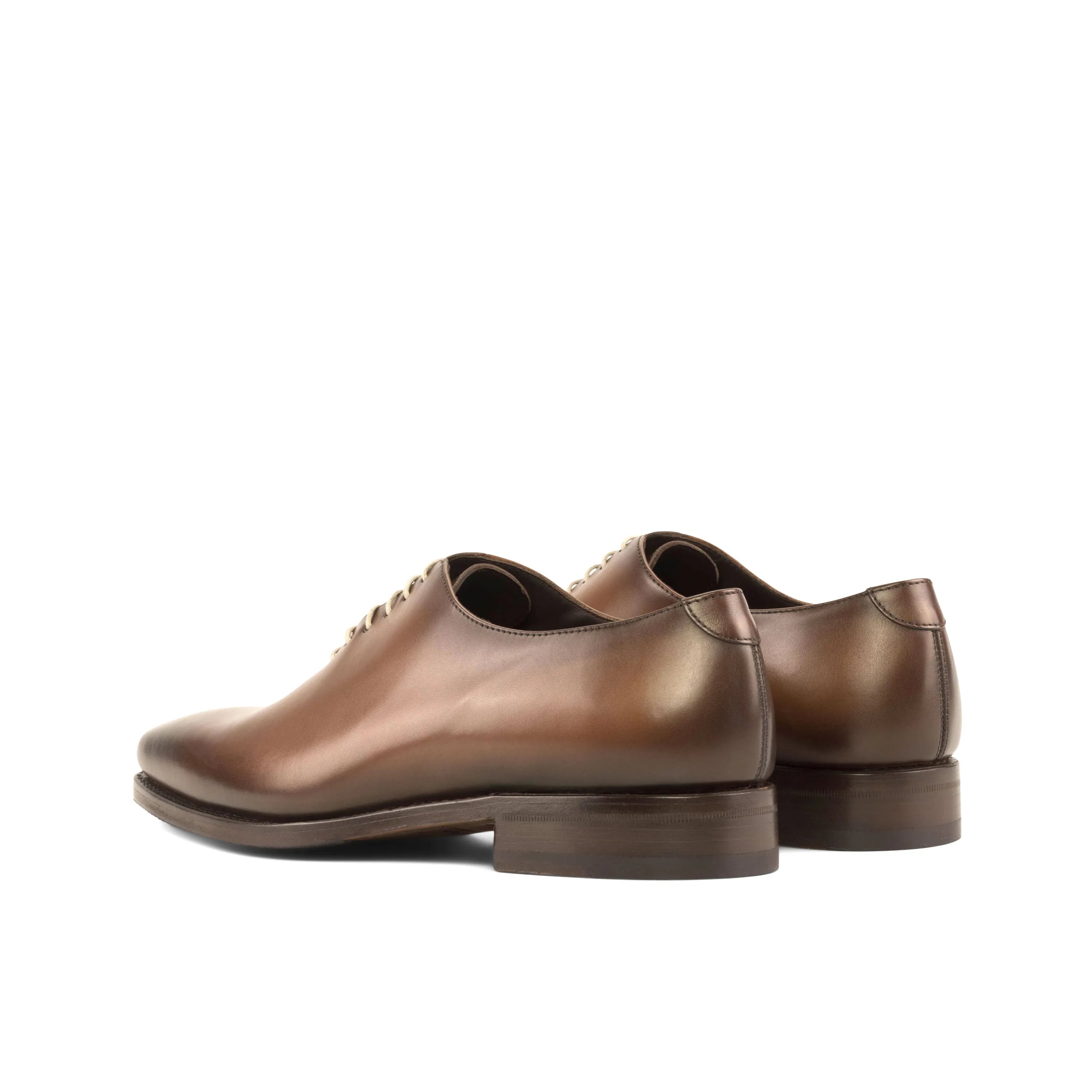 Brown leather Walker Wholecut shoes