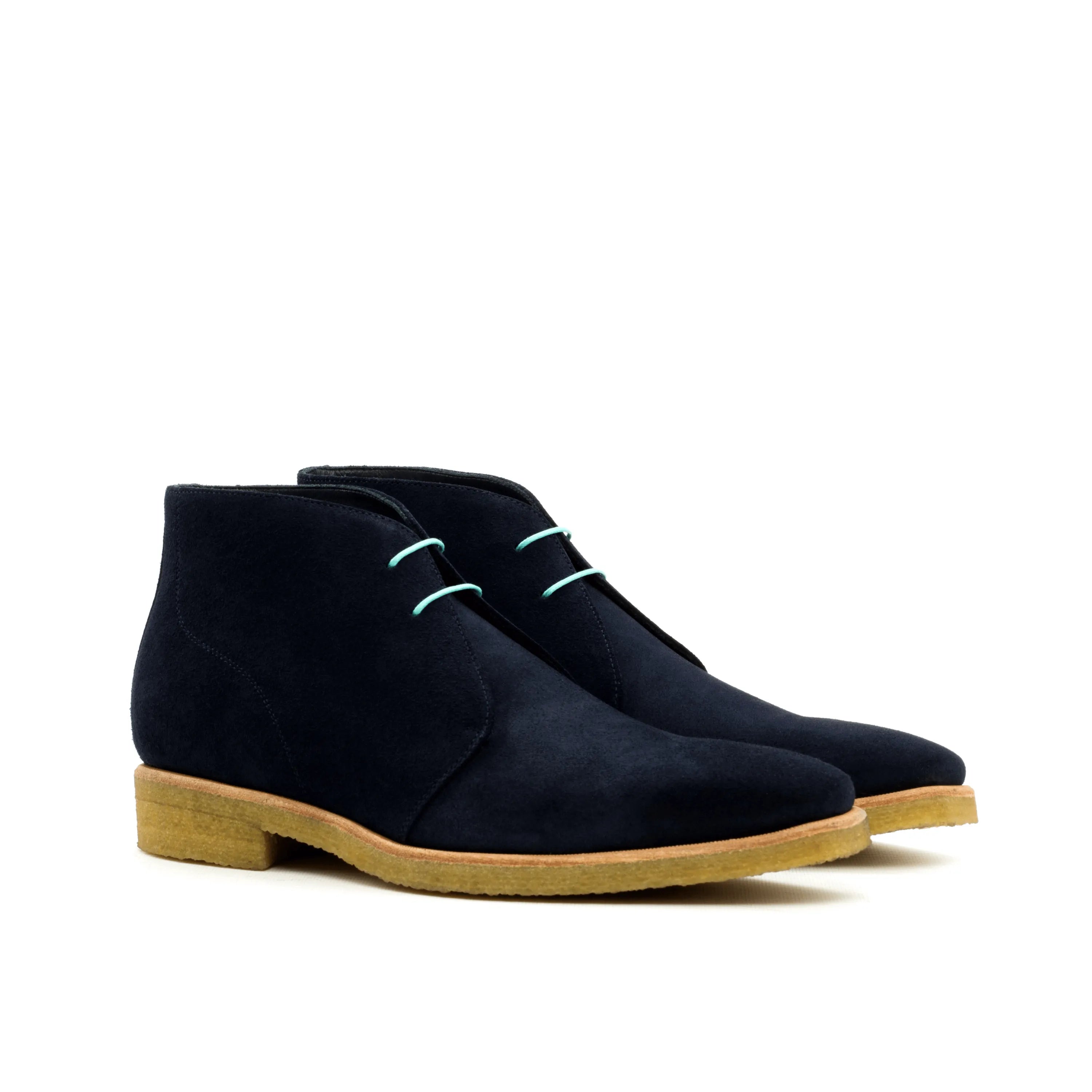 Pair of black suede Adamo Chukka boots