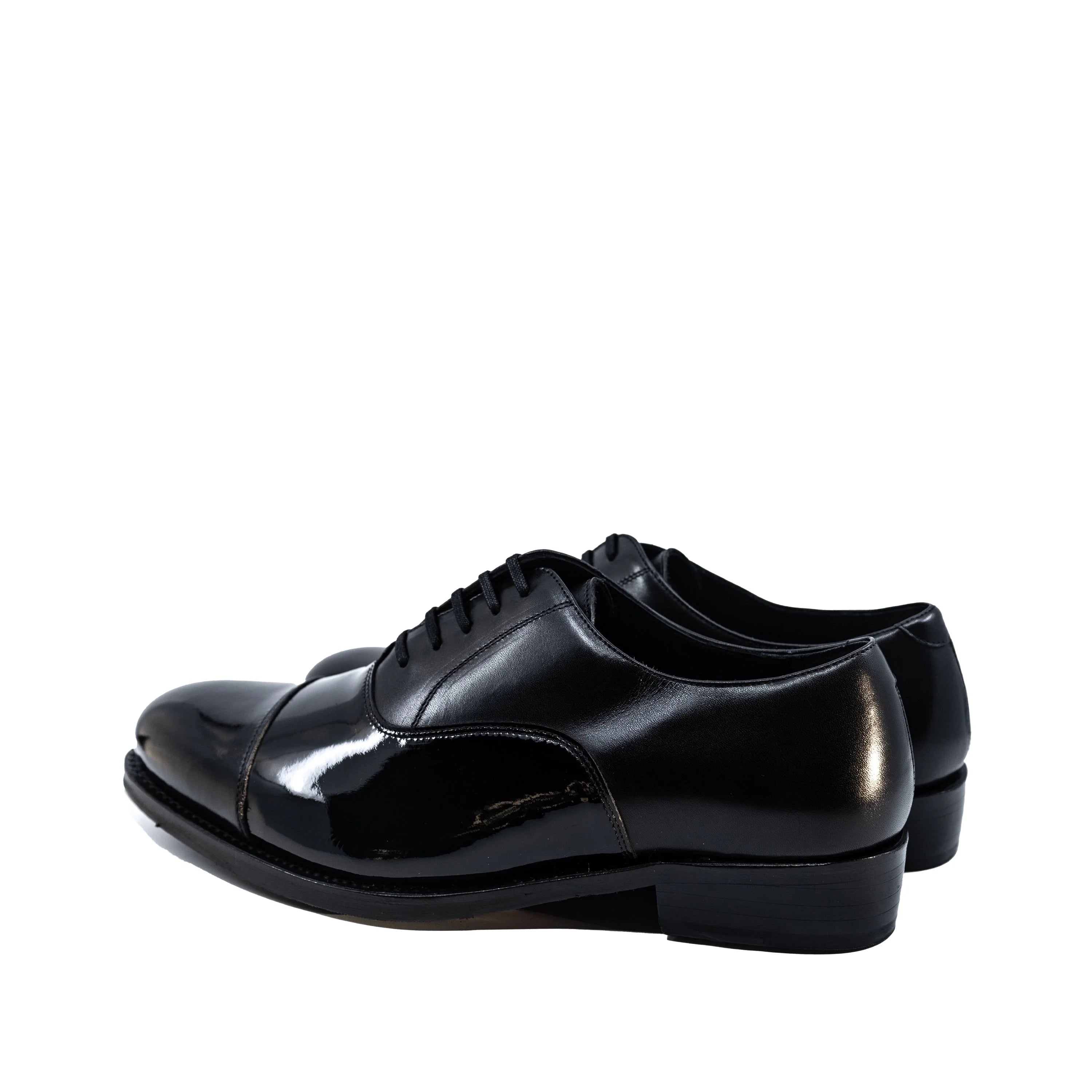 Beyondz Oxford Shoes II black patent leather oxford shoes with laces