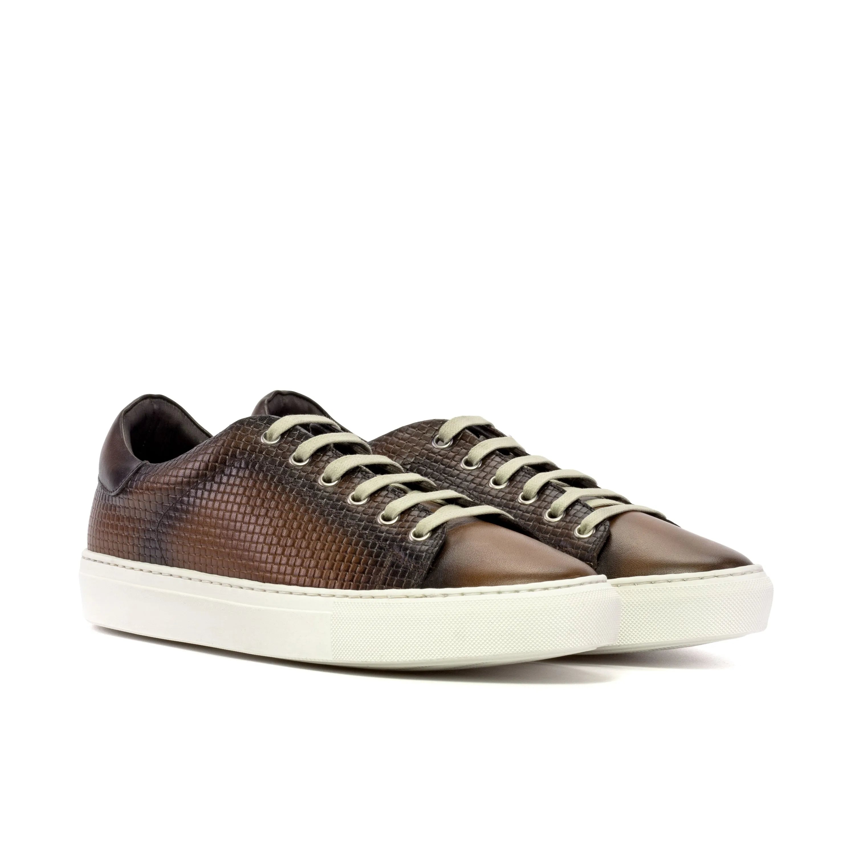 Brown CapaFive trainer sneaker in leather