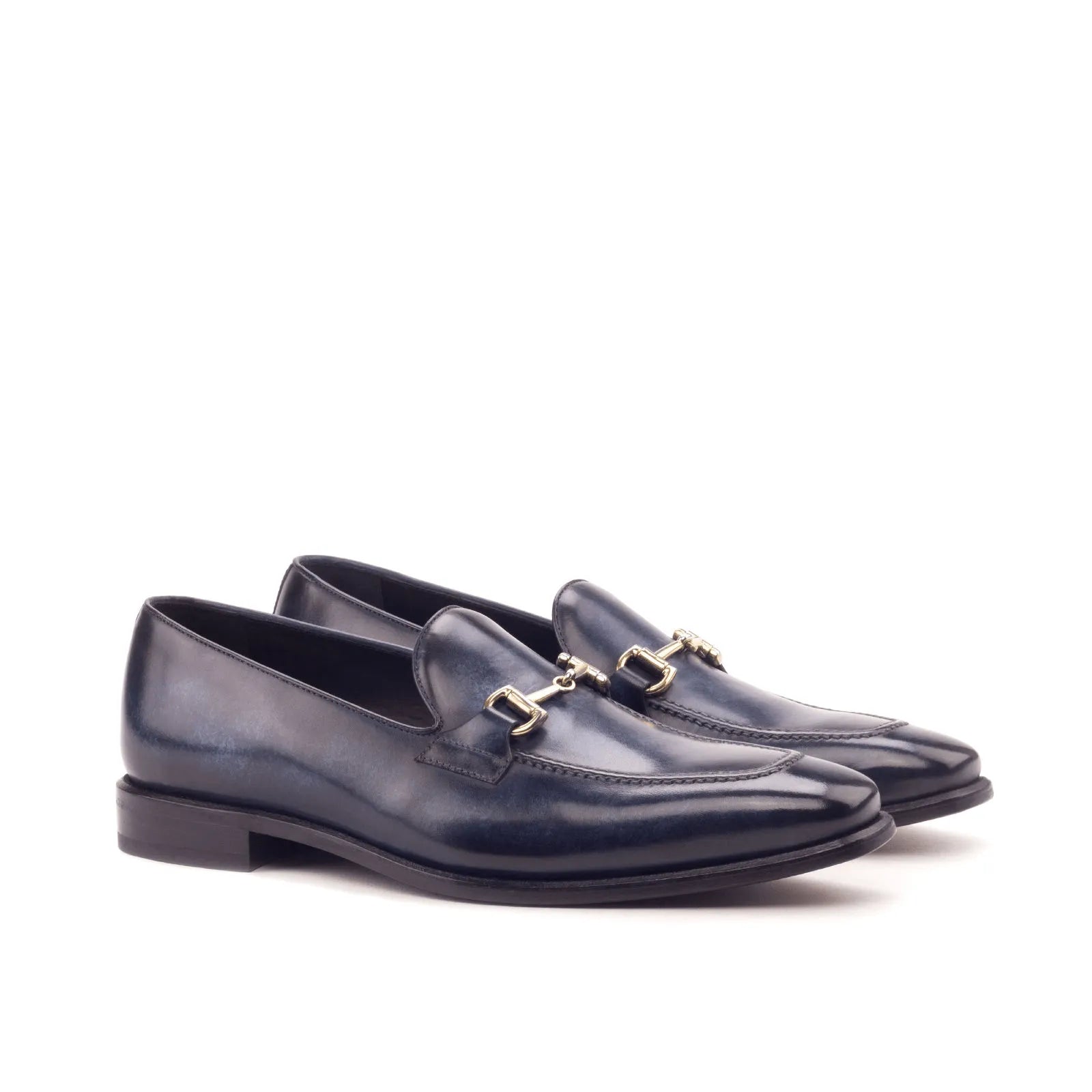 Pair of Dre Patina Loafers II in rich leather