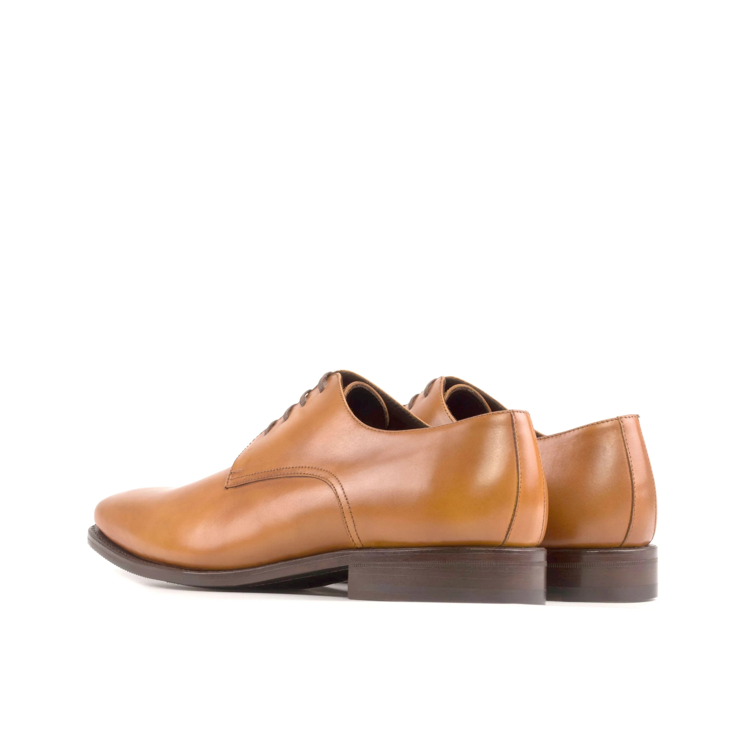 Fiolo Derby shoes in tan leather, fast lane style