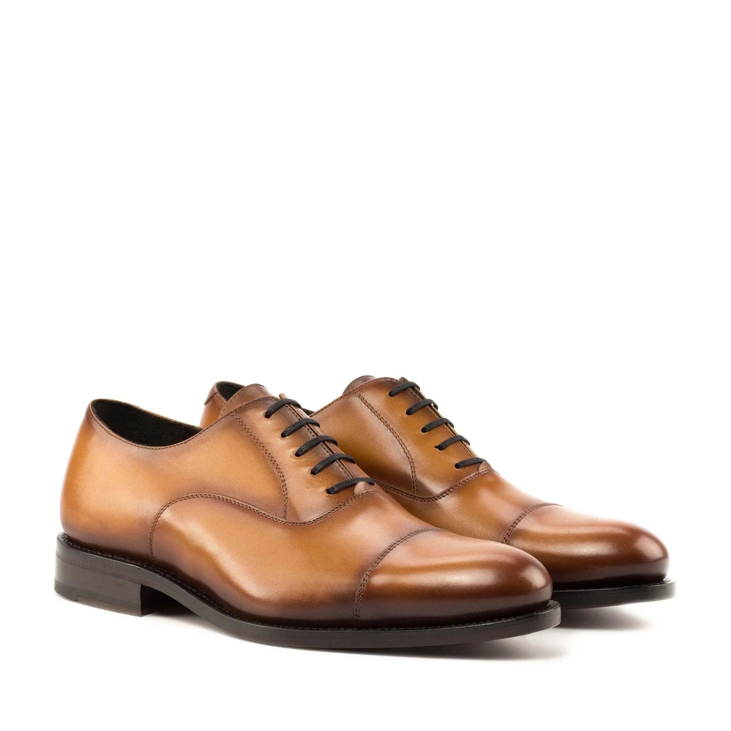 Pair of brown leather Georgy Oxford shoes from Fast Lane