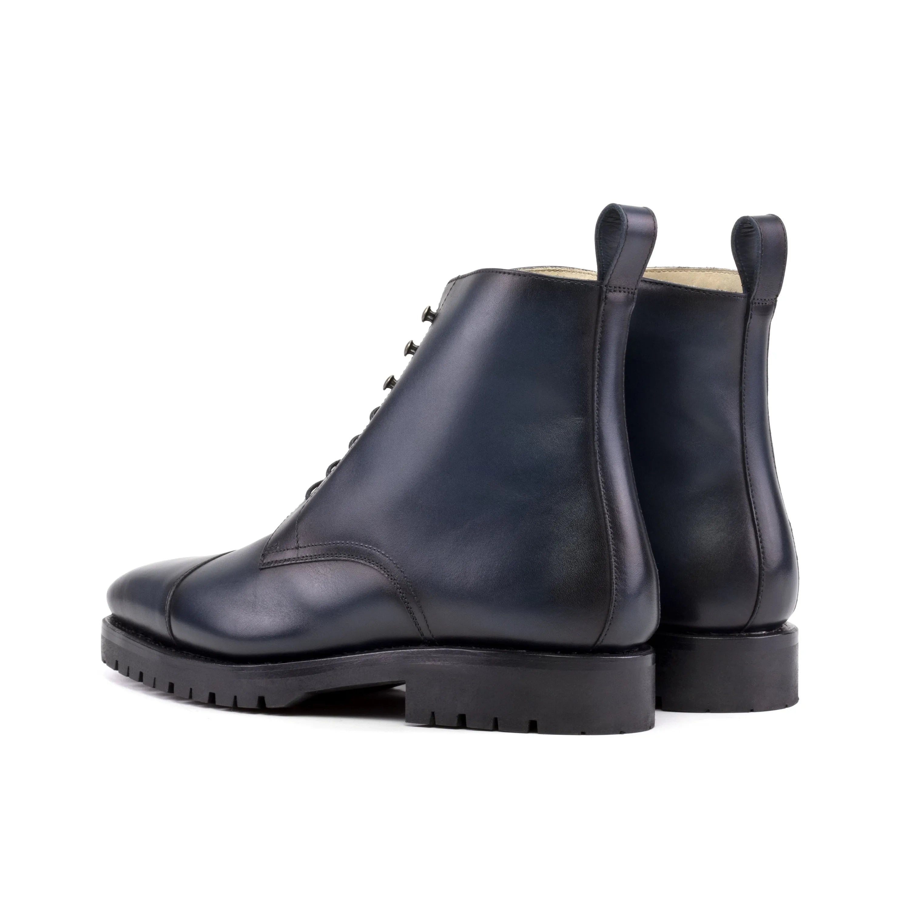 Blue leather lace-up Jag59 Jumper Boots II