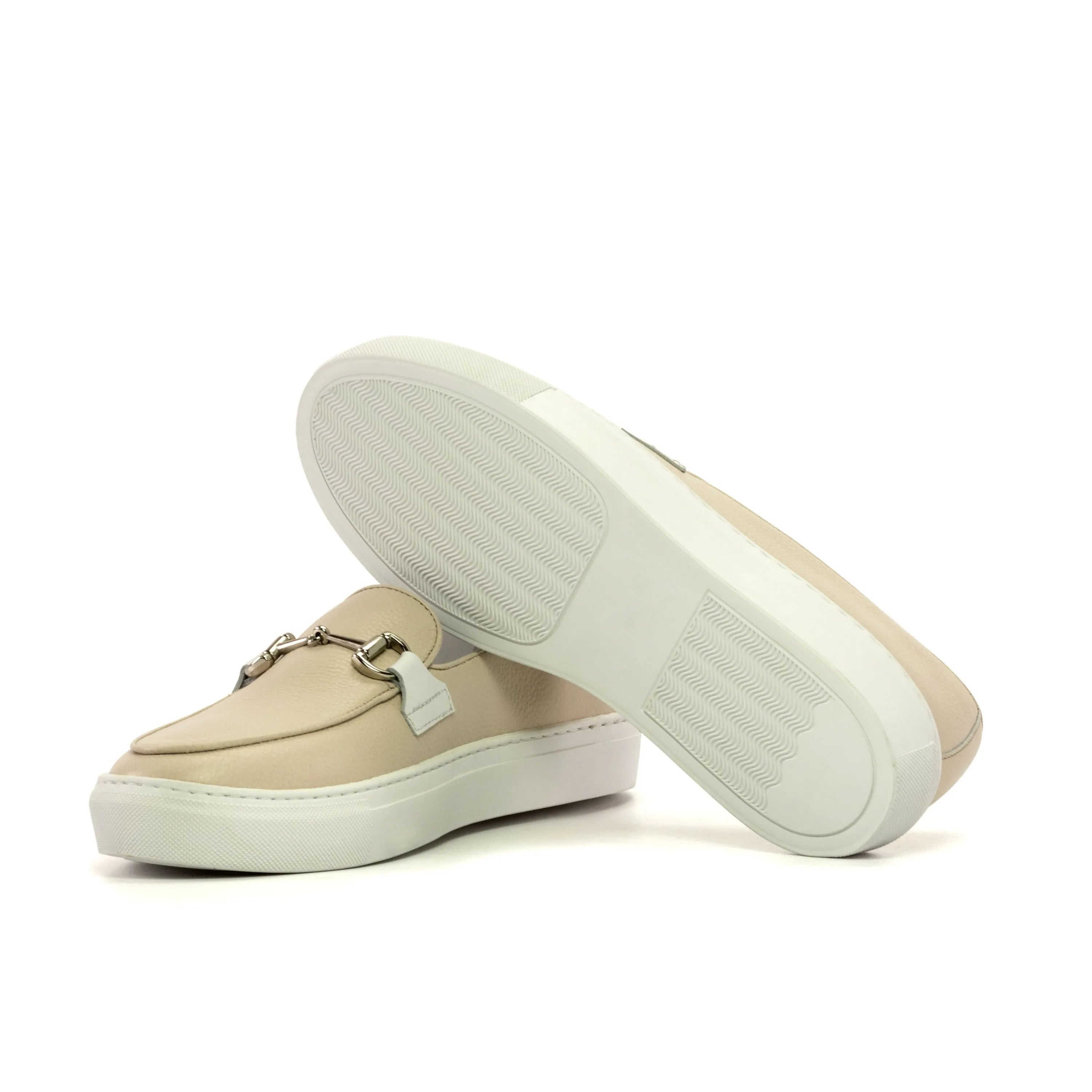 Jbien Belgian sneaker beige leather slip-on sneakers
