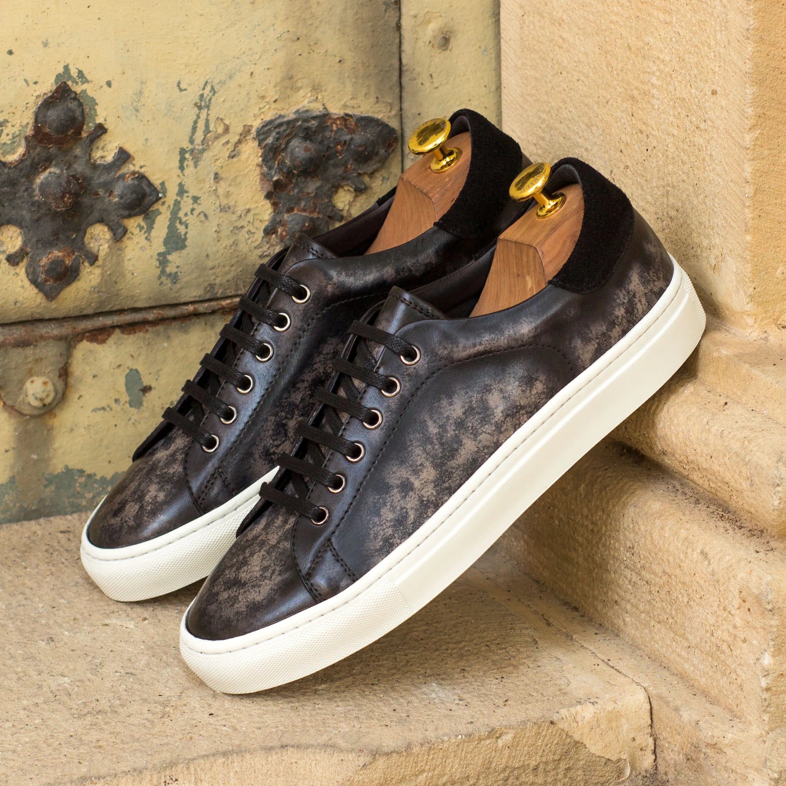 Nira Trainer Patina Sneaker II leather sneakers with shoe trees