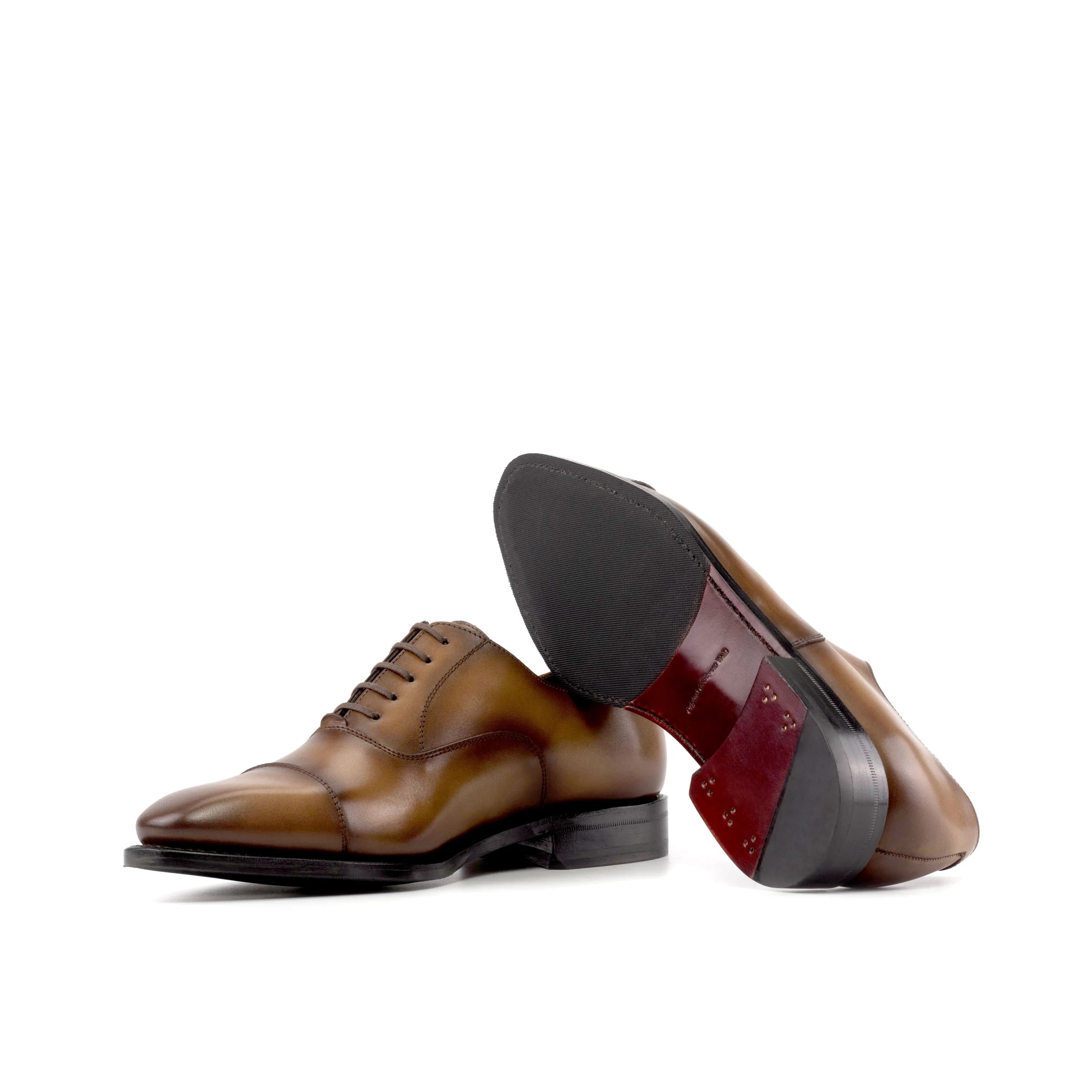 Onyx Oxford shoes in brown leather, fast lane style dress shoes