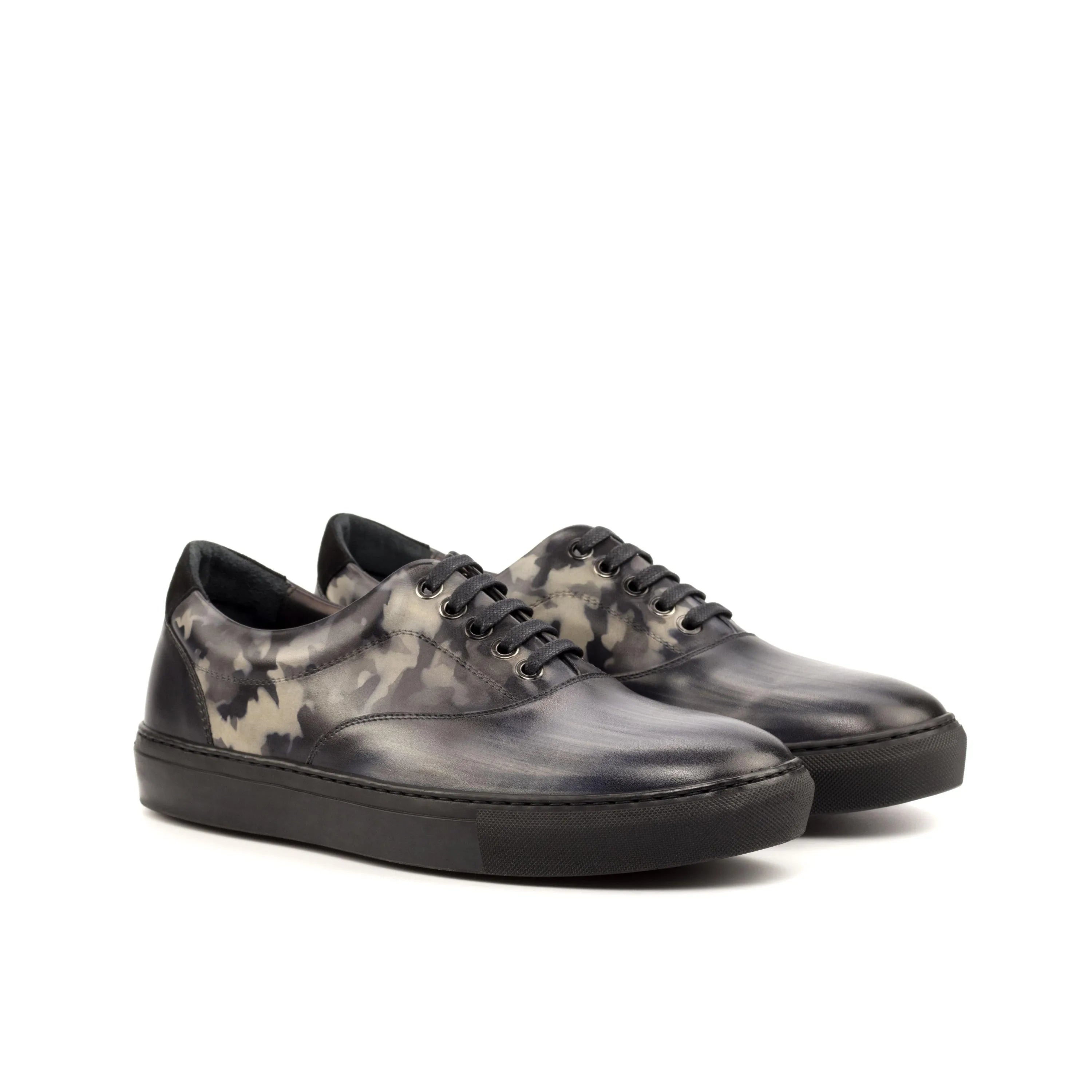 Sita Top Sider Patina Sneaker in camouflage leather, patina sneaker view